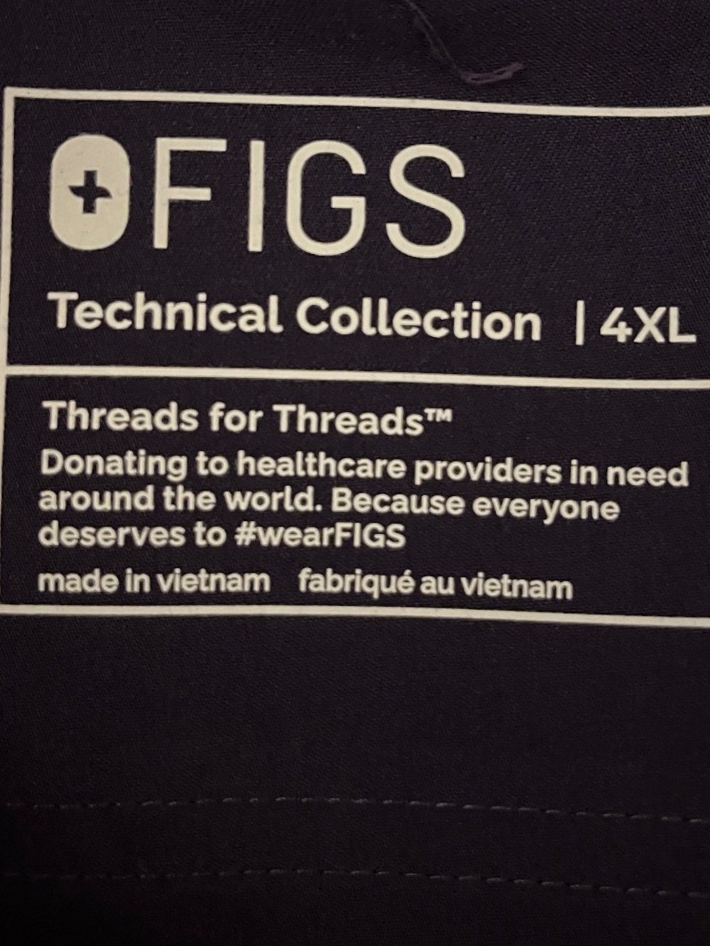 Figs Digital Grape (PO# 6726) Livingston Scrub Pants NWOT Size 4XL - Picture 5 of 8